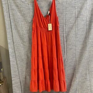 Universal thread poinsettia peach dress